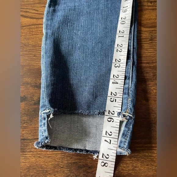Frame medium Wash Blue Denim Le Skinny De Jeanne crop Jeans Women's Size 32 - Picture 11 of 11